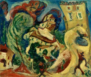 Ch. Soutine, Paesaggio vicino a Cagnes